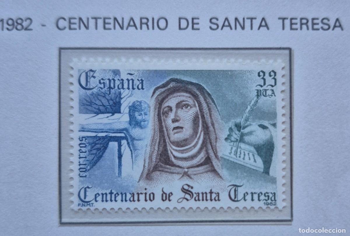 Sellos: A&ntilde;o 1982 - Edifil N 2674** - Santa Teresa de &Aacute;vila - Nuevo sin fijasello - Se env&iacute;a el de la imagen