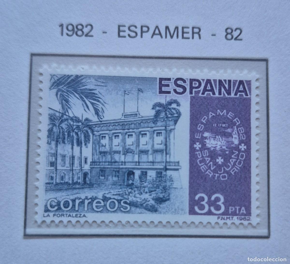 Sellos: A&ntilde;o 1982 - Edifil N 2673** - Am&eacute;rica-Espa&ntilde;a - Nuevo sin fijasello - Se env&iacute;a el de la imagen