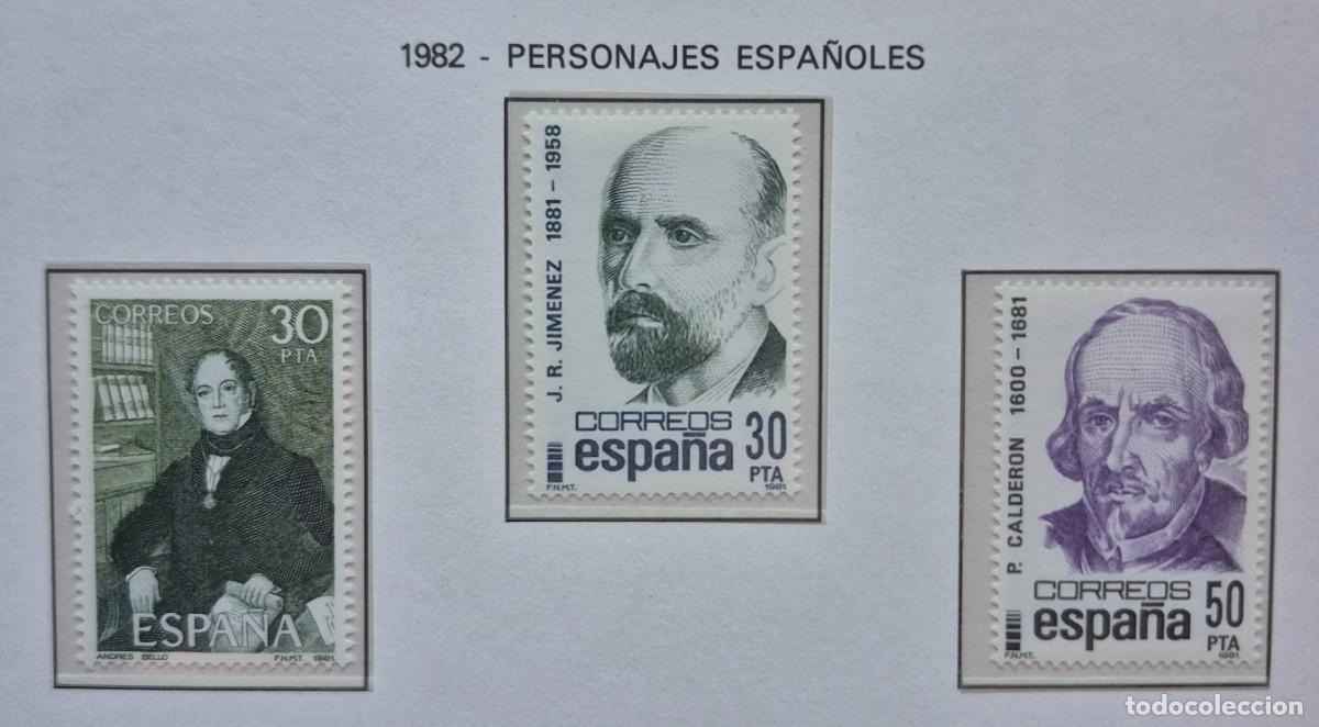 Sellos: A&ntilde;o 1982 - Edifil N 2646/2648** - Centenarios - Nuevo sin fijasello - Se env&iacute;a el de la imagen