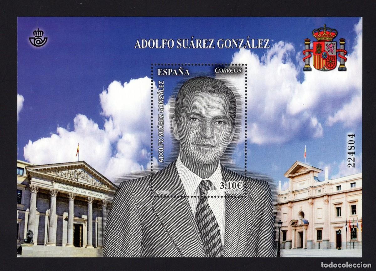 Sellos: Sello Nuevo. Adolfo Suarez Gonzalez. 15 de Noviembre de 2013. Edifil SH 4837.