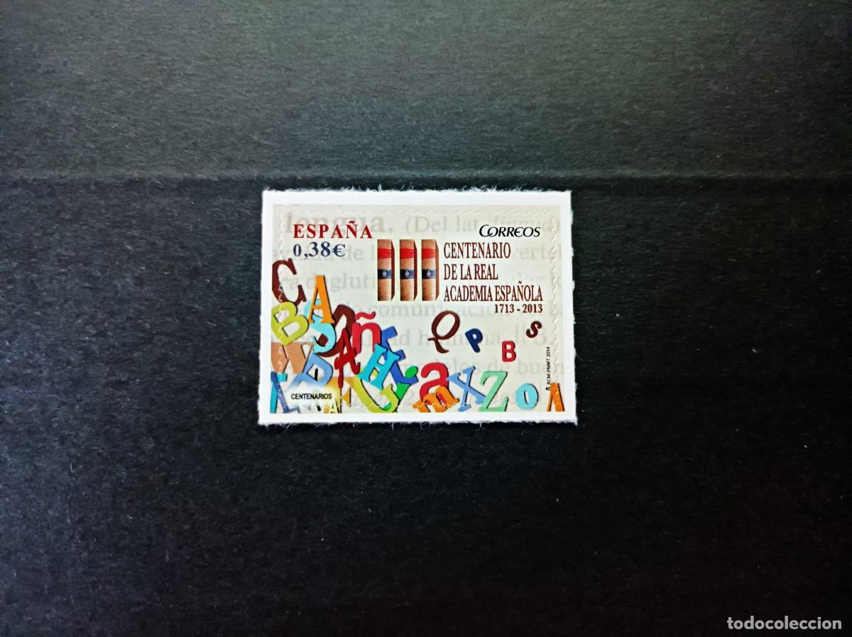 Sellos: Sello nuevo. Autoadhesivo. III Centenario Real Academia Espa&ntilde;ola. 3 Enero 2014. Edifil 4847.