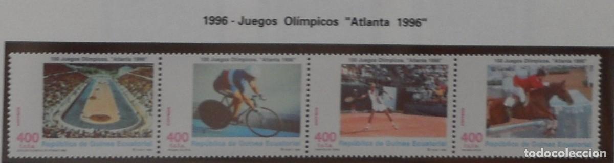 Sellos: 1996-ESPA&Ntilde;A-EXCOLONIA-GUINEA-SELLOS NUEVOS-VER FOTO-N&ordm;229/32-JUEGOS OLIMPICOS ATLANTA 96