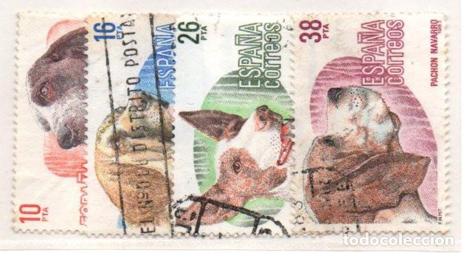 Sellos: SERIE SELLOS ESPA&Ntilde;A REY 1983 PERROS USADOS EDIFIL N&ordm; 2711-14 COMPLETA