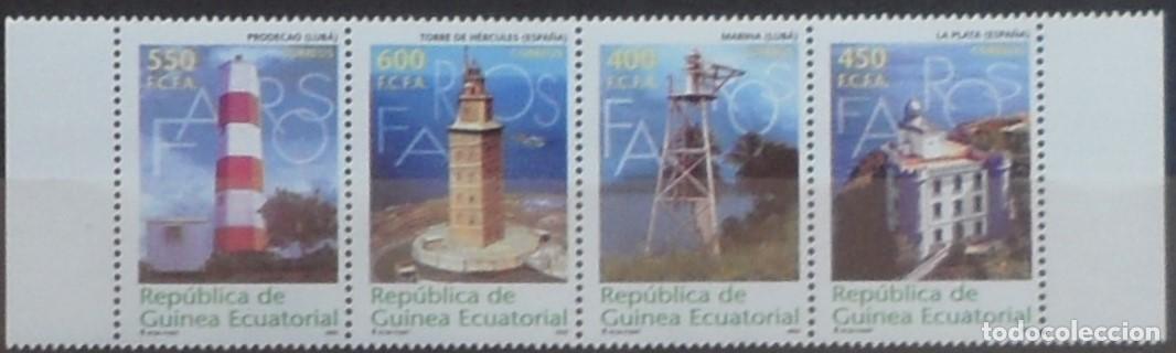 Sellos: 2003-ESPA&Ntilde;A-EXCOLONIA-GUINEA-SELLOS NUEVOS-VER FOTO-N&ordm;318/21-FAROS