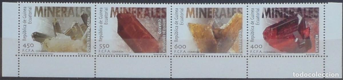 Sellos: 2003-ESPA&Ntilde;A-EXCOLONIA-GUINEA-SELLOS NUEVOS-VER FOTO-N&ordm;322/5-MINERALES