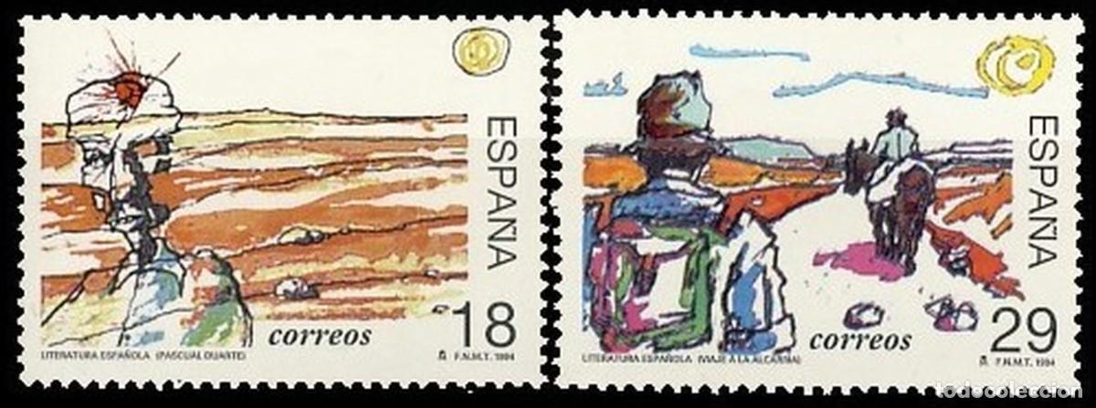 Francobolli: Espa&ntilde;a 1994 Edifil 3303/4 Sellos ** Literatura Camilo Jose Cela La Familia de Pascual Duarte