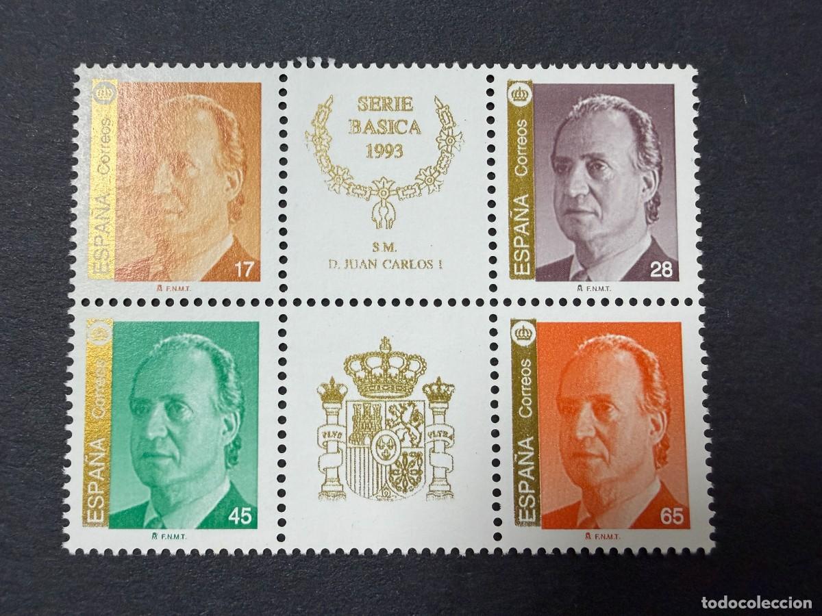 Sellos: ESPA&Ntilde;A, 1993. EDIFIL 3259A/3262A. S.M. JUAN CARLOS I. NUEVOS. SIN FIJASELLOS