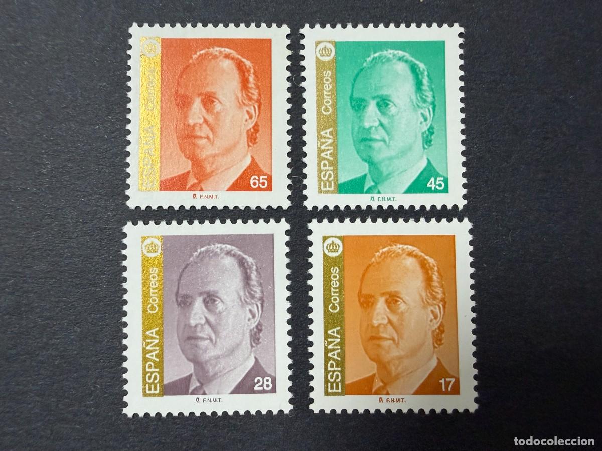 Sellos: ESPA&Ntilde;A, 1993. EDIFIL 3259/3262. S.M. JUAN CARLOS I. NUEVOS. SIN FIJASELLOS