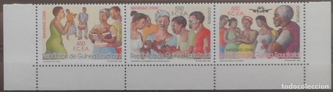 Sellos: 2006-ESPA&Ntilde;A-EXCOLONIA-GUINEA-SELLOS NUEVOS-VER FOTO-N&ordm;381/3-NAVIDAD