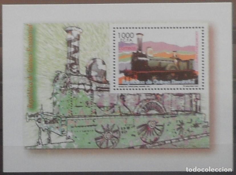 Sellos: 2006-ESPA&Ntilde;A-EXCOLONIA-GUINEA-SELLOS NUEVOS-VER FOTO-N&ordm;392-TRENES