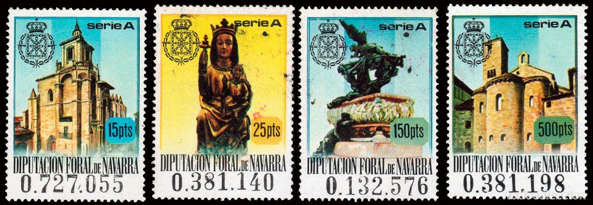 Sellos: Espa&ntilde;a - Fiscales - Diputaci&oacute;n Foral Navarra - Alemany o 385/90 (sin 387+389) - 1977
