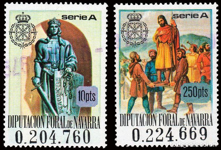 Sellos: Espa&ntilde;a - Fiscales - Diputaci&oacute;n Foral Navarra - Alemany o 391+397 - 1978