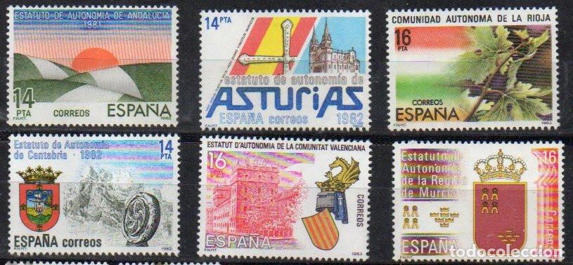 Sellos: SERIE SELLOS ESPA&Ntilde;A REY 1983 ESTATUTOS NUEVOS N&ordm; 2686-91 COMPLETA