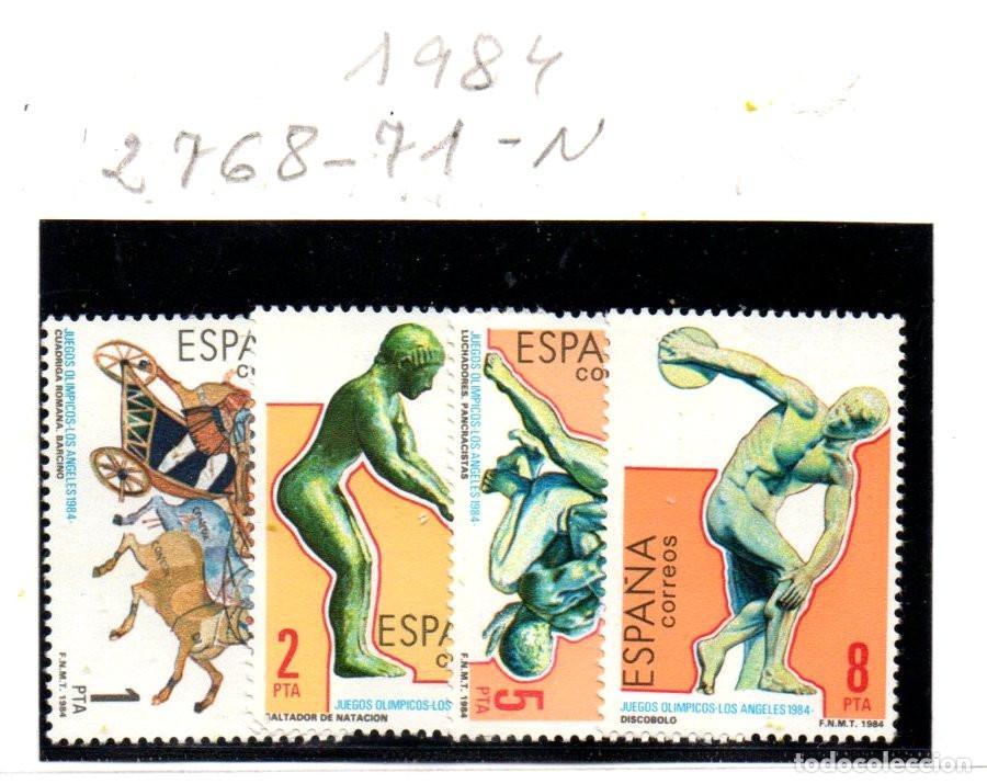 Sellos: SERIE SELLOS ESPA&Ntilde;A REY 1984 DEPORTES NUEVOS EDIFIL N&ordm; 2768-71 COMPLETA