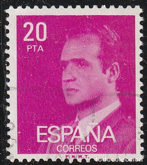 Sellos: Espa&ntilde;a 1977 Edifil 2396 Sello &ordm; Personajes Retrato Rey Juan Carlos I Michel 2309x Yvert 2061 Spain