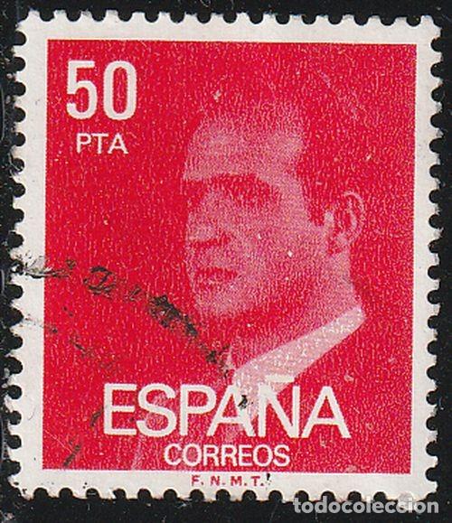 Sellos: Espa&ntilde;a 1981 Edifil 2601 Sello &ordm; D. Juan Carlos I Efigie del Rey Michel 2513x Yvert 2258 Spain Stamps