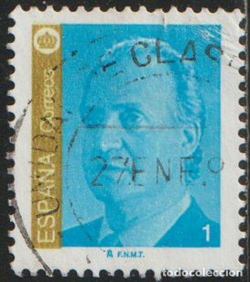 Sellos: Espa&ntilde;a 1994 Edifil 3305 Sello &ordm; Personajes Retrato Rey Juan Carlos I Efigie del Rey Michel 3137