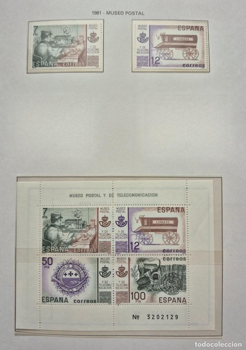 Sellos: A&ntilde;o 1981 - Edifil N 2637/2641** - Museo postal - Nuevo sin fijasello - Se env&iacute;a el de la imagen