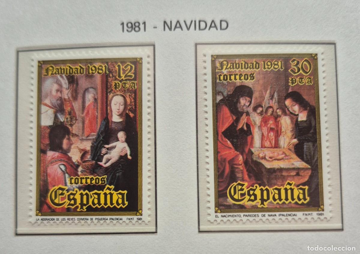 Sellos: A&ntilde;o 1981 - Edifil N 2633/2634** - Navidad - Nuevo sin fijasello - Se env&iacute;a el de la imagen