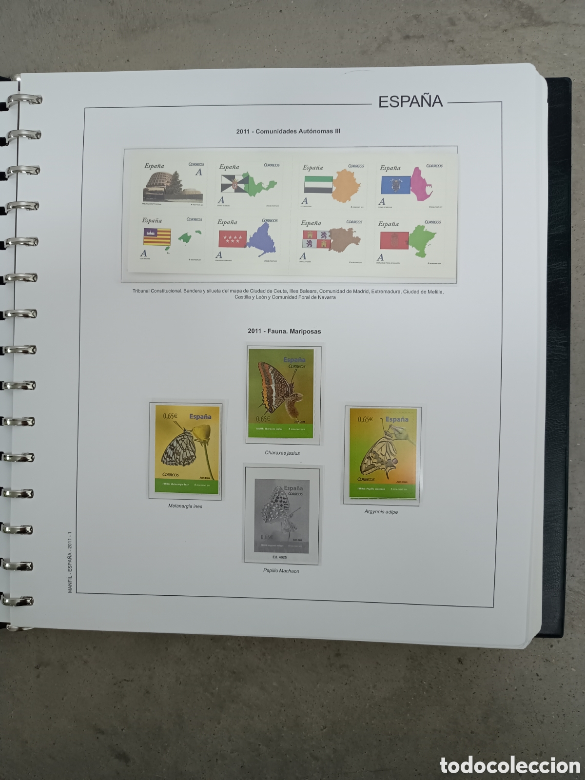 Sellos: A&Ntilde;O COMPLETO 2011 - SELLOS ESPA&Ntilde;A EN 17 HOJAS MANFIL Y FILOESTUCHES INCLUSO PRUEBAS OFICIALES MNH **