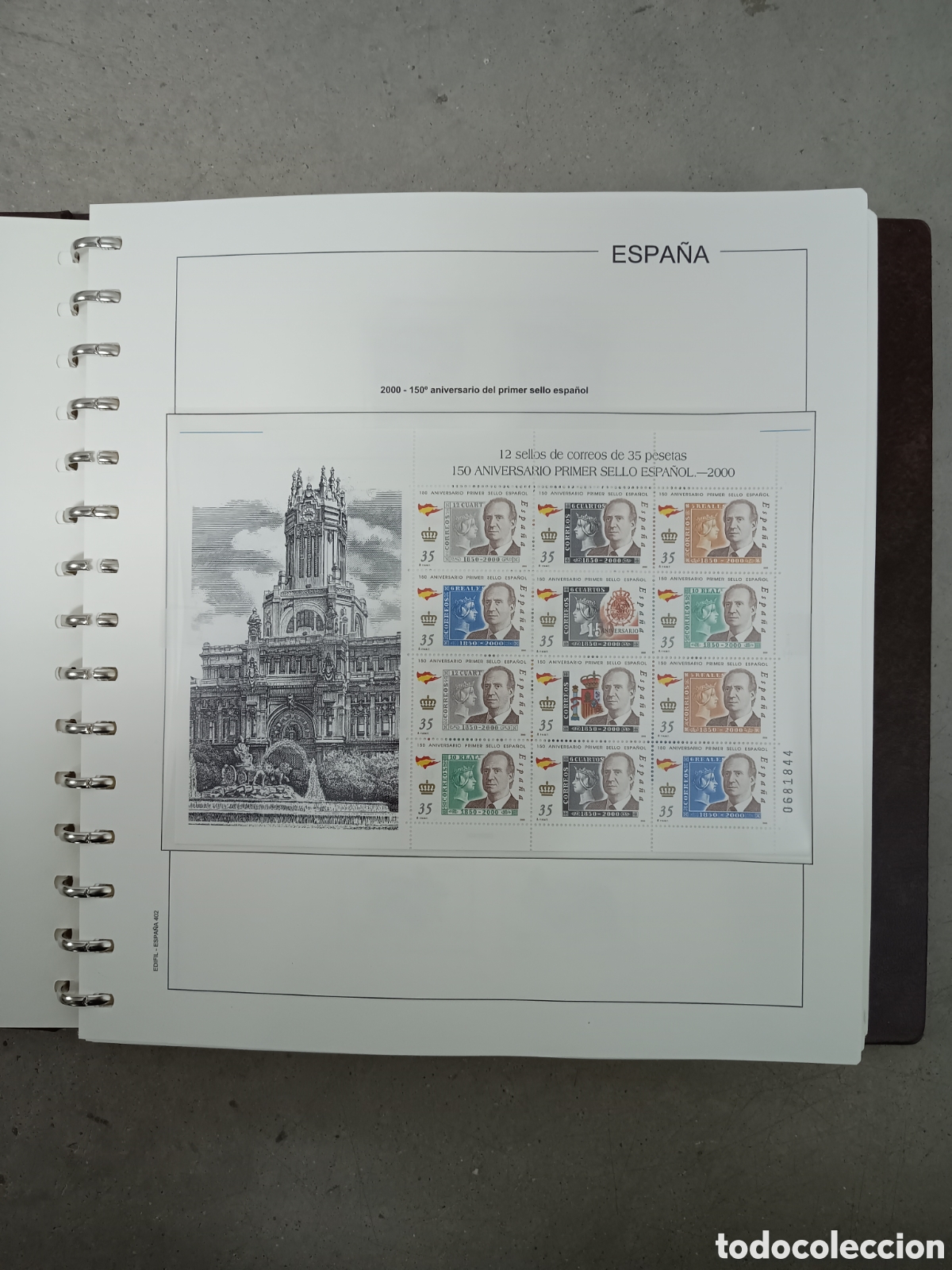 Sellos: A&Ntilde;O COMPLETO 2000 - SELLOS ESPA&Ntilde;A EN 22 HOJAS EDIFIL Y FILOESTUCHES INCLUIDAS EMISIONES MNH **