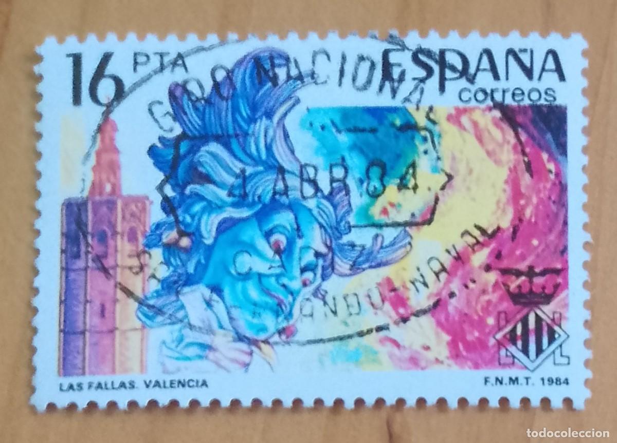 Sellos: ESPA&Ntilde;A, A&Ntilde;O 1984, EDIFIL 2745 FALLAS, MATASELLO IDENTIFICATIVO: 4.ABR.84 SAN FERNANDO