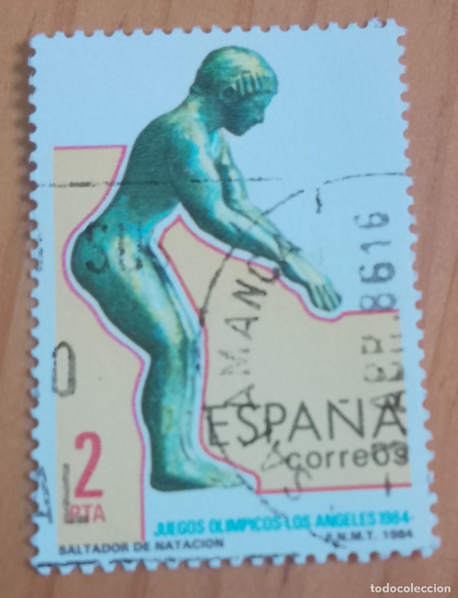 Sellos: ESPA&Ntilde;A, A&Ntilde;O 1984, EDIFIL 2769 SALTADOR NATACION - MATASEJOZLLO IDENTIFICATIVO: 3 ABR 86 SALAMANCA