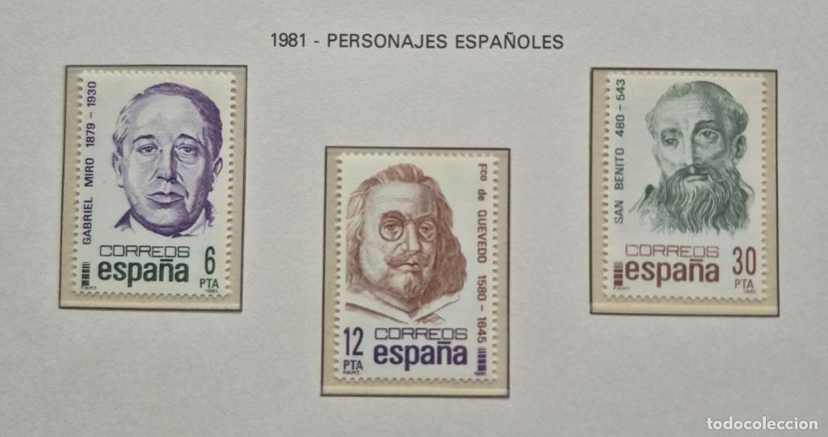 Sellos: A&ntilde;o 1981 - Edifil N 2618/2620** - Centenarios - Nuevo sin fijasello - Se env&iacute;a el de la imagen