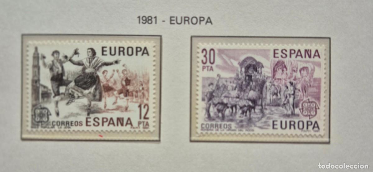 Sellos: A&ntilde;o 1981 - Edifil N 2615/2616** - Europa CEPT- Nuevo sin fijasello - Se env&iacute;a el de la imagen