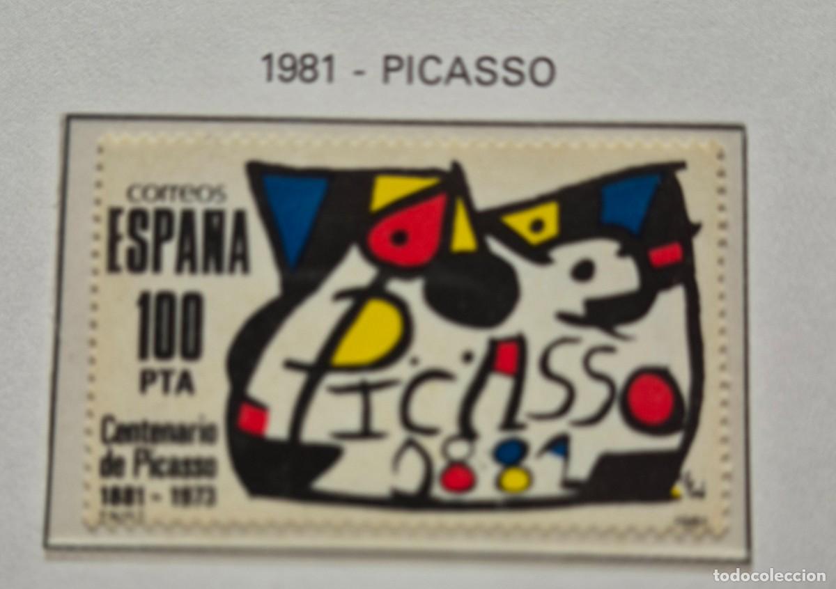 Sellos: A&ntilde;o 1981 - Edifil N 2609** - Homenaje a Picasso - Nuevo sin fijasello - Se env&iacute;a el de la imagen