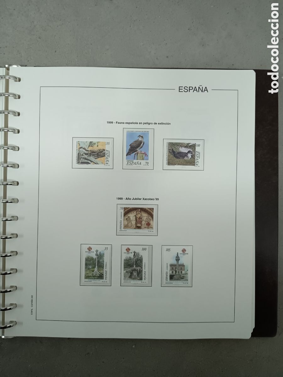 Francobolli: A&Ntilde;O COMPLETO 1999 - SELLOS ESPA&Ntilde;A EN 11 HOJAS EDIFIL Y FILOESTUCHES INCLUSO PRUEBAS OFICIALES MNH **