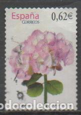 Sellos: Edifil n&ordm; 4468, FLOR: HORTENSIA, USADO