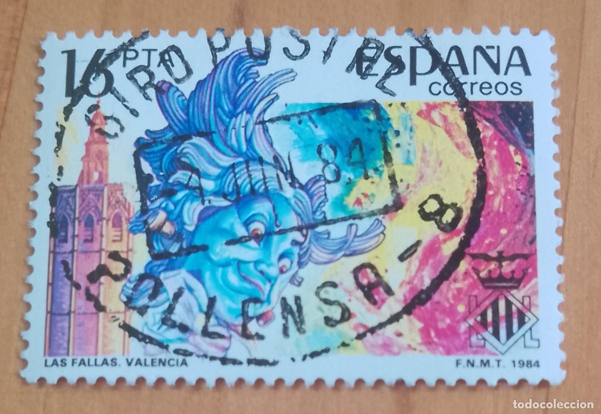 Sellos: ESPA&Ntilde;A,A&Ntilde;O 1984, EDIFIL 2745 - FALLAS, VALENCIA -MATASELLO IDENTIFICATIVO: 4 JUN 84 POLLENSA