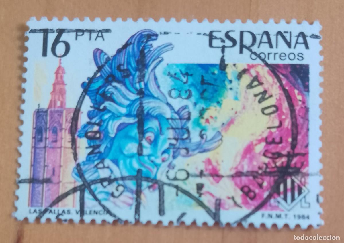 Sellos: ESPA&Ntilde;A,A&Ntilde;O 1984, EDIFIL 2745 - FALLAS, VALENCIA -MATASELLO IDENTIFICATIVO: 6 JUL 84 GRANOLLERS BARC