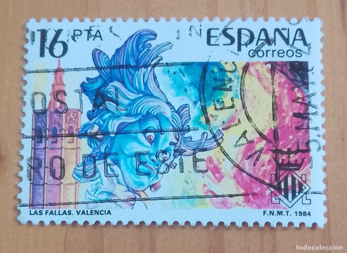Sellos: ESPA&Ntilde;A,A&Ntilde;O 1984, EDIFIL 2745 - FALLAS, VALENCIA -MATASELLO IDENTIFICATIVO: 5 MAY 84 VALENCIA