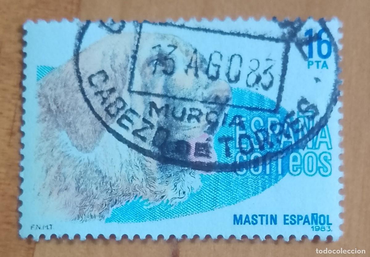 Sellos: ESPA&Ntilde;A,A&Ntilde;O 1983, EDIFIL 2712 - MASTIN, PERRO - MATASELLO IDENTIFICATIVO: 13 AGO 83 CABEZO DE TORRES