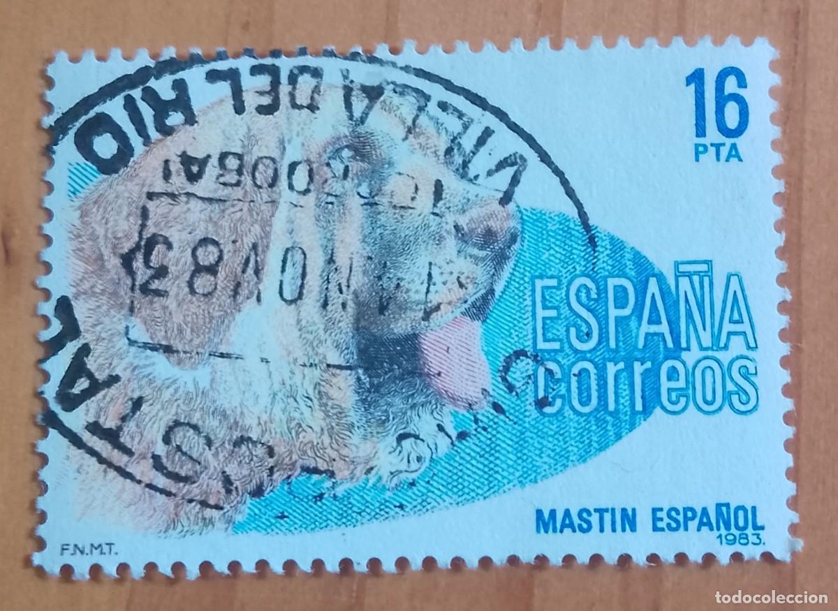 Sellos: ESPA&Ntilde;A,A&Ntilde;O 1983, EDIFIL 2712 - MASTIN, PERRO - MATASELLO IDENTIFICATIVO: 14 NOV 83 VILLA DEL RIO, C&Oacute;