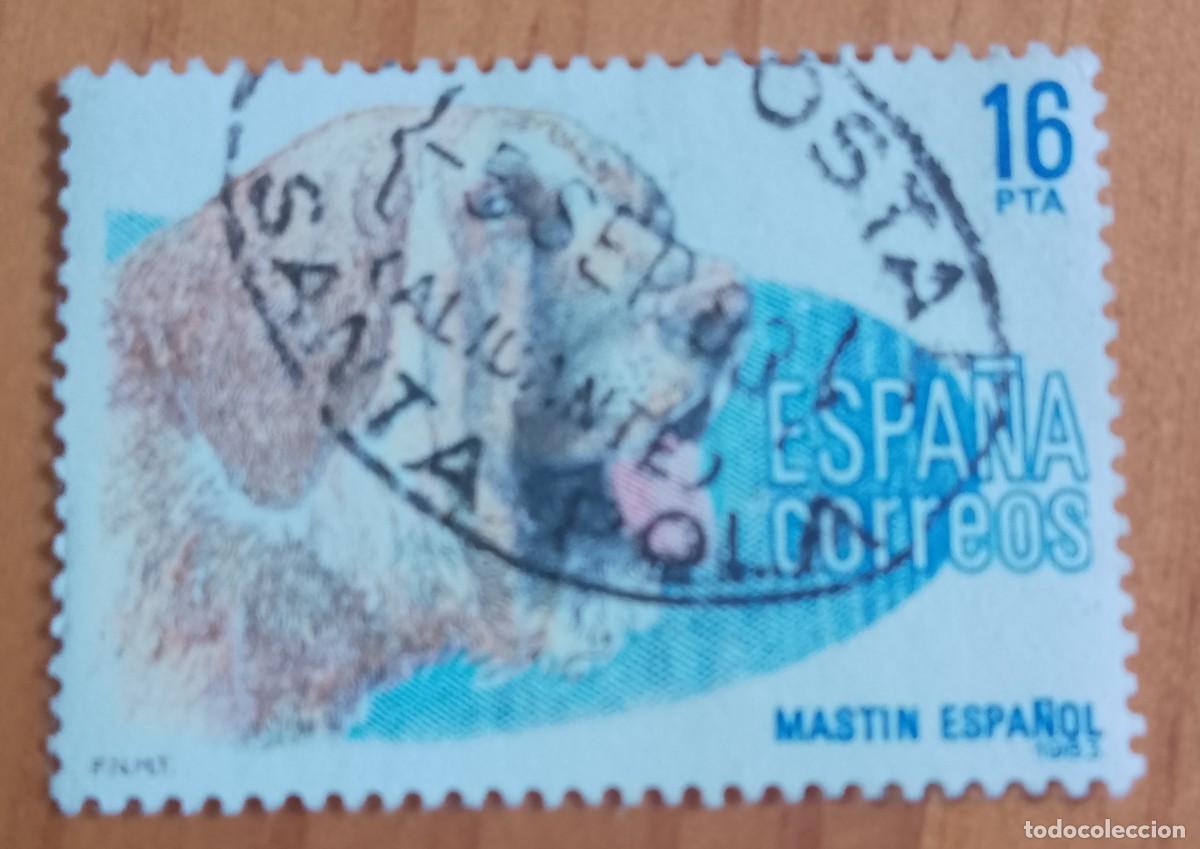 Sellos: ESPA&Ntilde;A,A&Ntilde;O 1983, EDIFIL 2712 - MASTIN, PERRO - MATASELLO IDENTIFICATIVO: 5 SEP 83 SANTA POLA, ALICAN