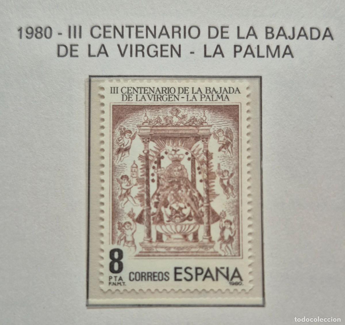 Sellos: A&ntilde;o 1980 - Edifil N 2577** - Nta Sra De las Nieves - Nuevo sin fijasello - Se env&iacute;a el de la imagen