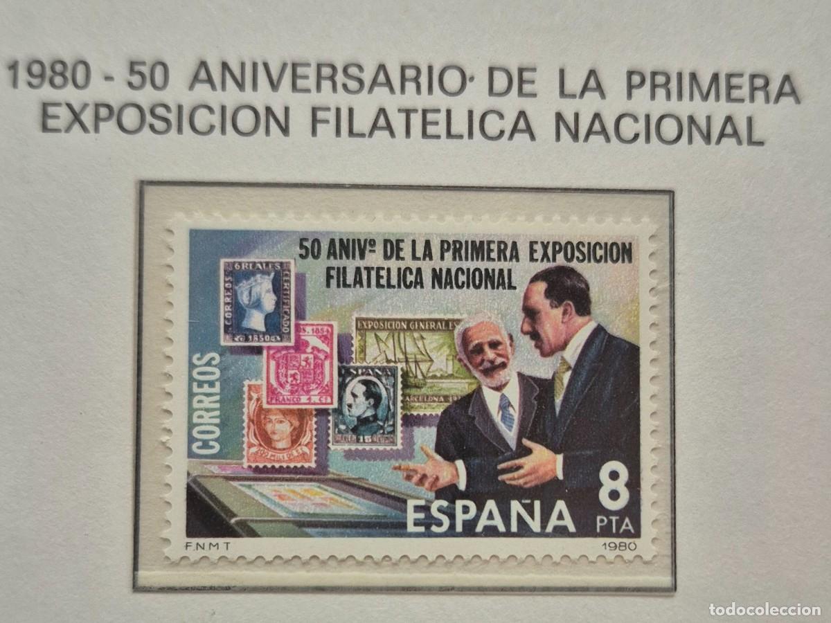 Sellos: A&ntilde;o 1980 - Edifil N 2576** - 1&ordf; expo filatelica - Nuevo sin fijasello - Se env&iacute;a el de la imagen