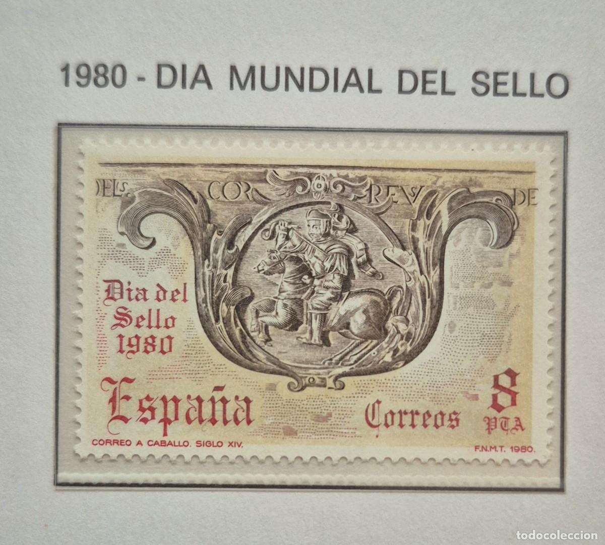 Sellos: A&ntilde;o 1980 - Edifil N 2575** - Dia del sello - Nuevo sin fijasello - Se env&iacute;a el de la imagen