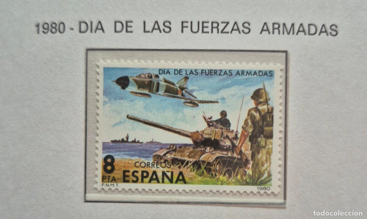 Sellos: A&ntilde;o 1980 - Edifil N 2572**-Dia de las Fuerzas armadas-Nuevo sin fijasello - Se env&iacute;a el de la imagen