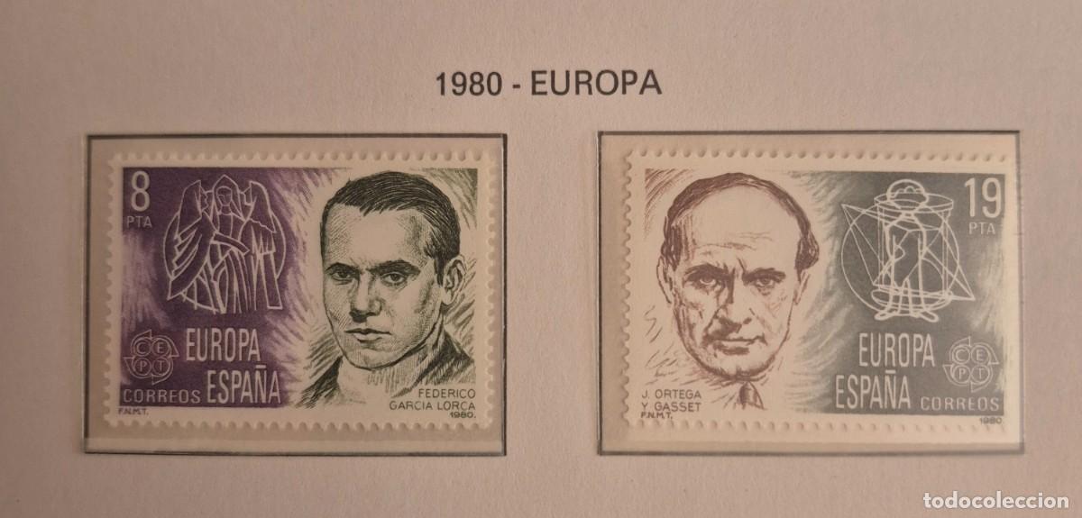 Sellos: A&ntilde;o 1980 - Edifil N 2568/2569** - Europa CEPT - Nuevo sin fijasello - Se env&iacute;a el de la imagen