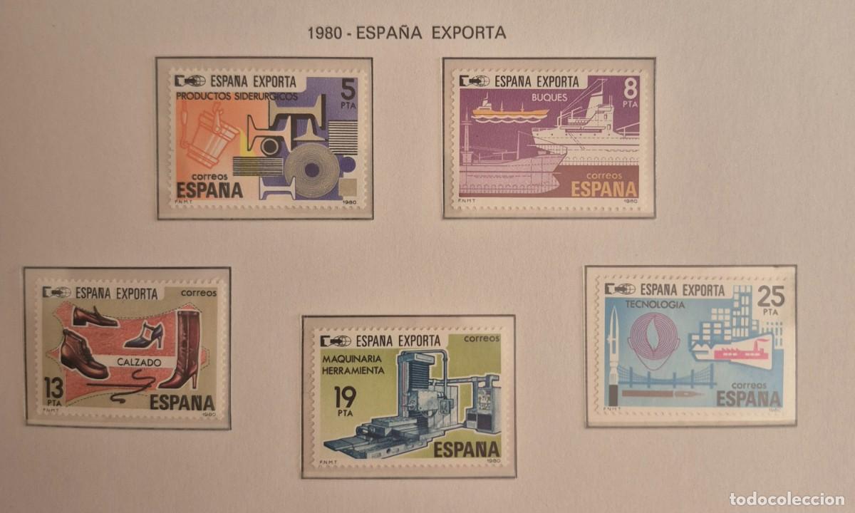 Sellos: A&ntilde;o 1980 - Edifil N 2563/2567** - Espa&ntilde;a exporta - Nuevo sin fijasello - Se env&iacute;a el de la imagen