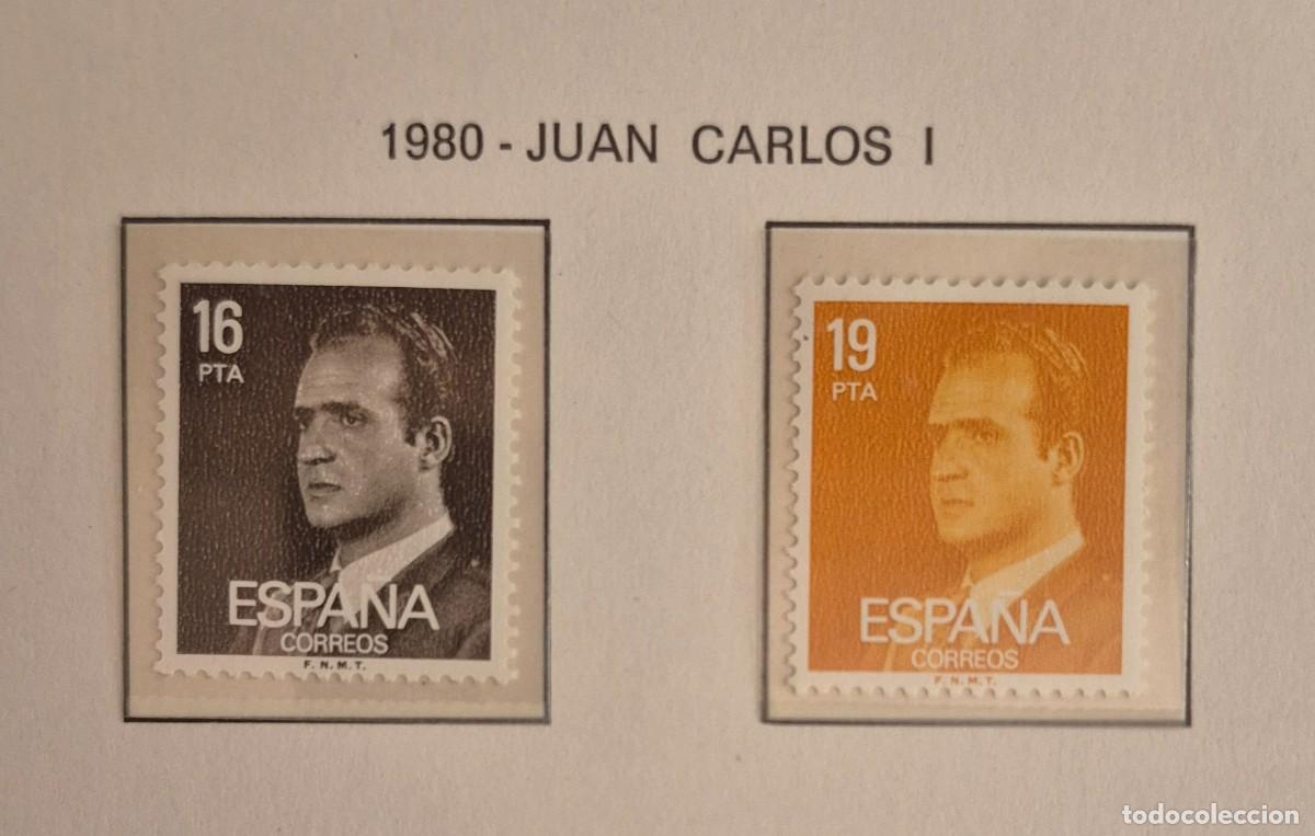 Sellos: A&ntilde;o 1980 - Edifil N 2558/2559** - Juan Carlos I - Nuevo sin fijasello - Se env&iacute;a el de la imagen