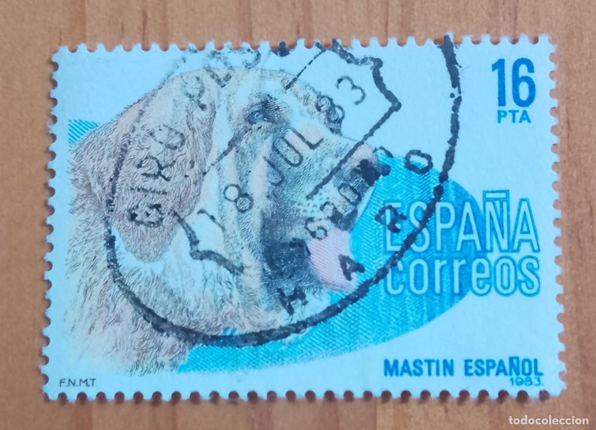 Stamps: ESPA&Ntilde;A,A&Ntilde;O 1983, EDIFIL 2712 - MASTIN, PERRO - MATASELLO IDENTIFICATIVO: 19 JUL 83 HARO LOGRO&Ntilde;O