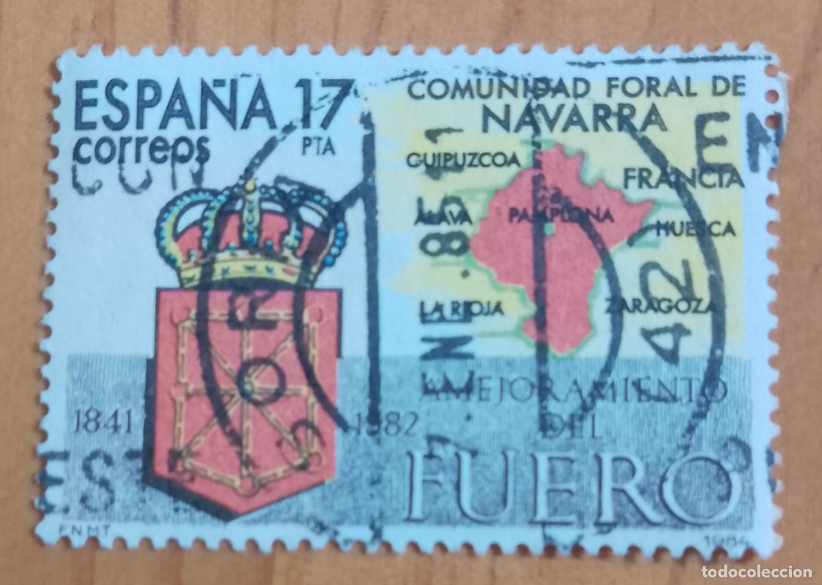 Sellos: ESPA&Ntilde;A,A&Ntilde;O 1984, EDIFIL 2740 - NAVARRA - MATASELLO IDENTIFICATIVO: 7 ENE 85 SORIA