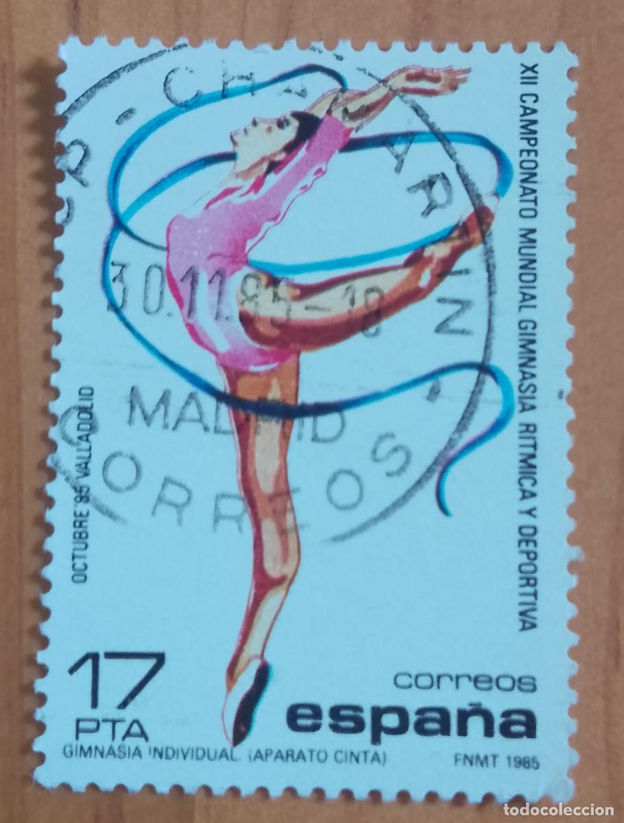 Sellos: ESPA&Ntilde;A,A&Ntilde;O 1985, EDIFIL 2811 - GIMNASIA R&Iacute;TMICA - MATASELLO IDENTIFICATIVO: 30.11.85 CHAMARTIN, MADR