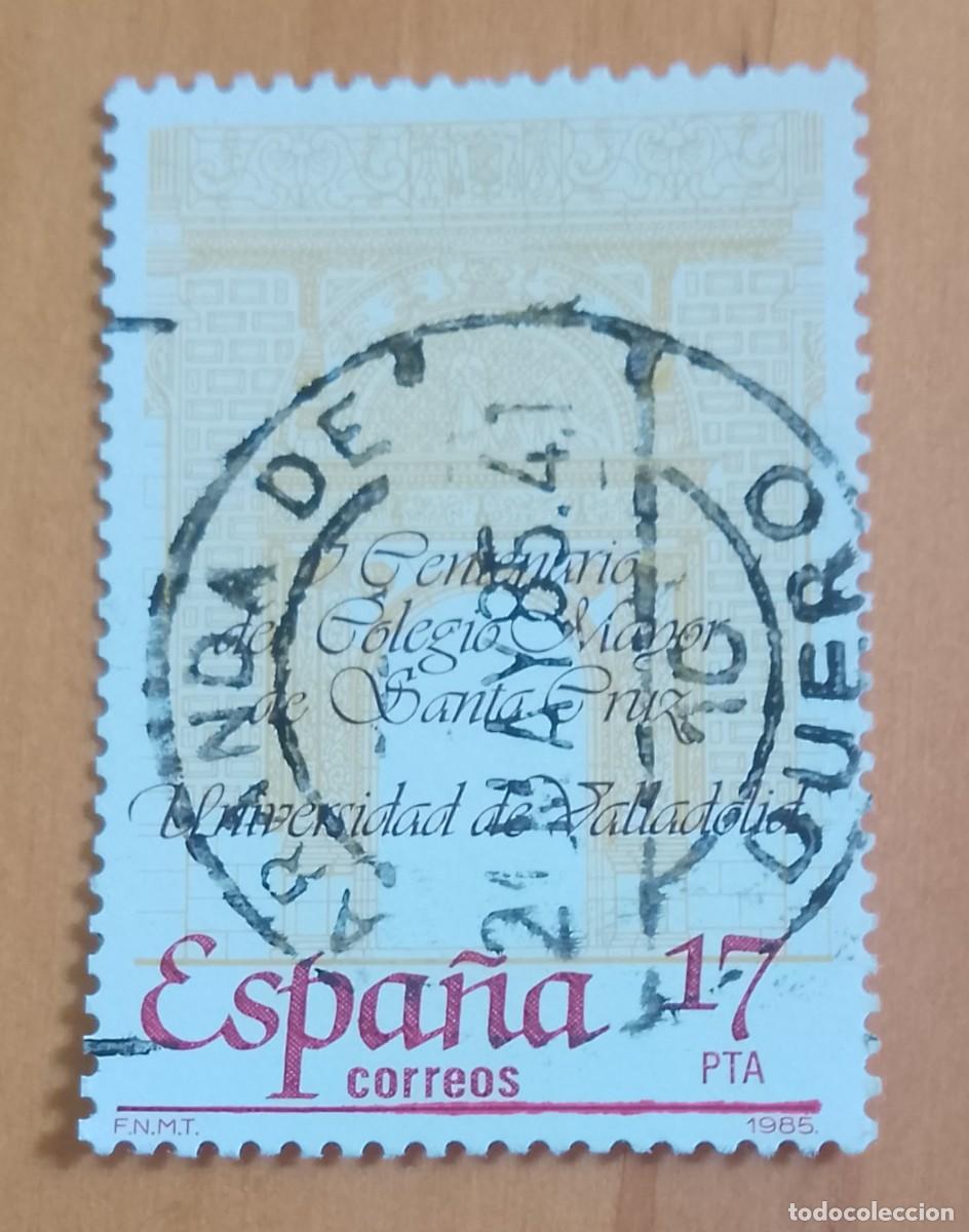 Sellos: ESPA&Ntilde;A, A&Ntilde;O 1985, EDIFIL 2780 - UNIVERSIDAD VALLADOLID - MATASELLO ID.: 21.MAY.85 ARANDA DE DUERO