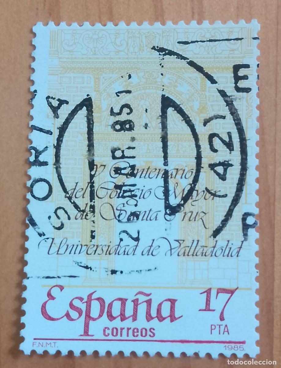 Sellos: ESPA&Ntilde;A, A&Ntilde;O 1985, EDIFIL 2780 - UNIVERSIDAD VALLADOLID - MATASELLO IDENTIFICATIVO: 26 MAR 81 SORIA